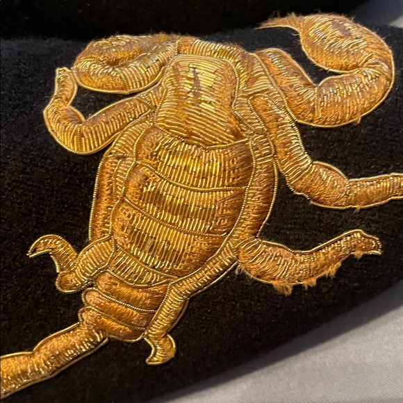 Jimmy Choo Black Loafers with Gold Scorpion Design main image 4